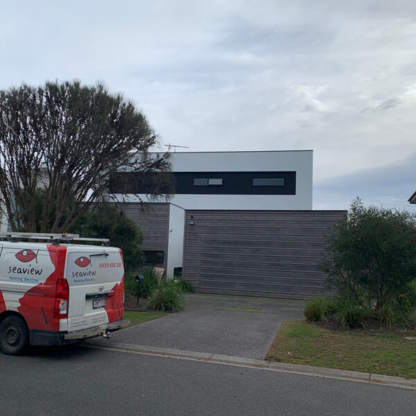 exterior house painting completed in Newport