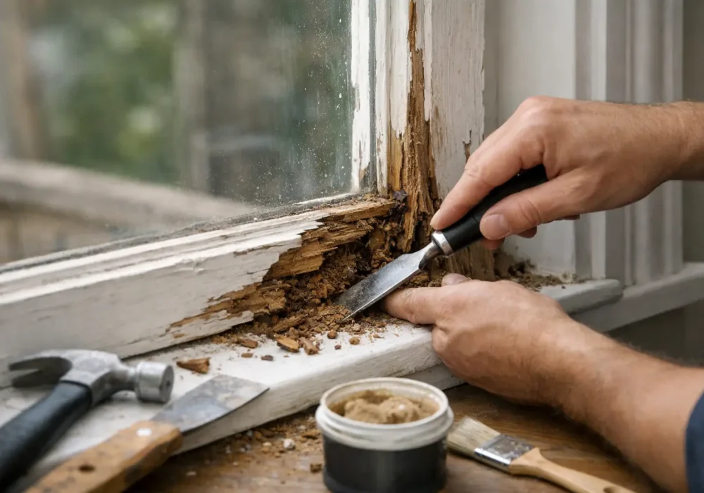 How to Repair Rotten Timber Window Frames