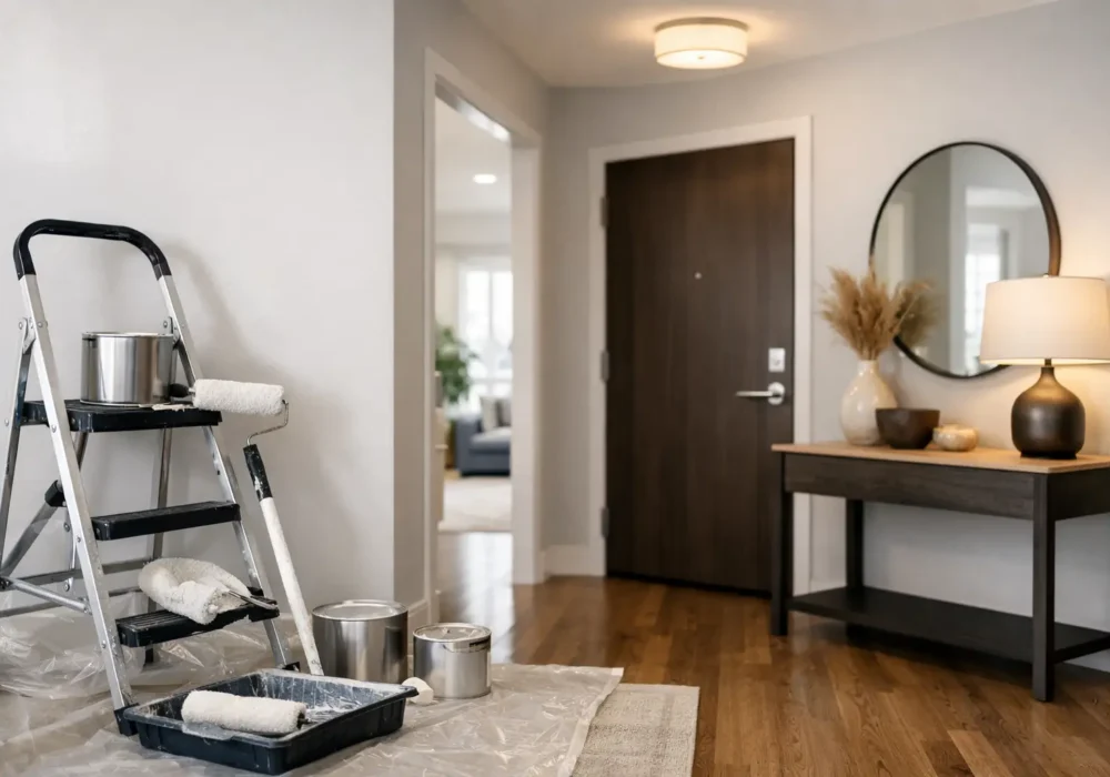 Apartment Foyer Painting Case Study for Lasting Results