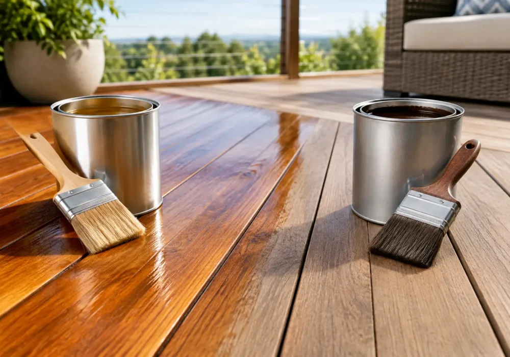 Deck Oil Versus Stain: Which Finish Lasts?